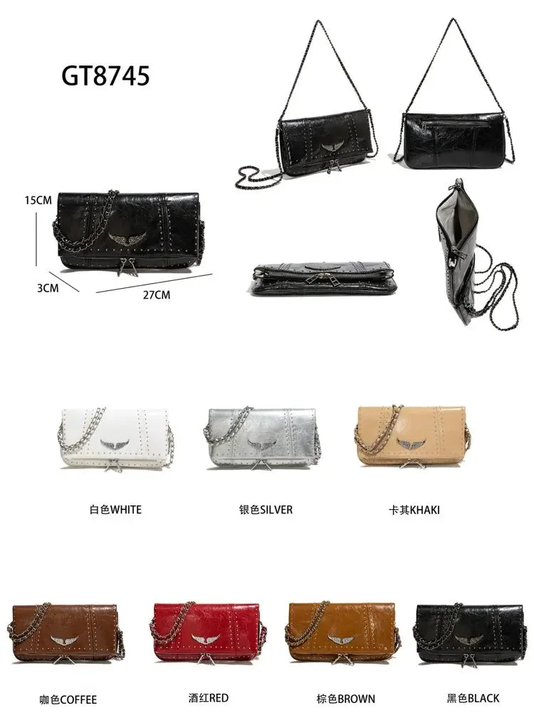 2026 Commuter Crossbody Diaper Bag Women's Luxury Leather Tote Vintage Minimalist Designer Large Capacity Elegant Durable