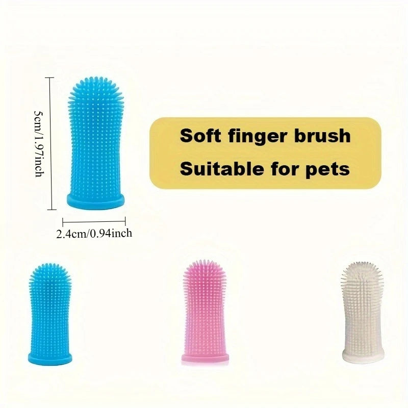 3pcs Softest Pet Toothbrush, Perfect for Cleaning Your Dog or Cat'S Teeth