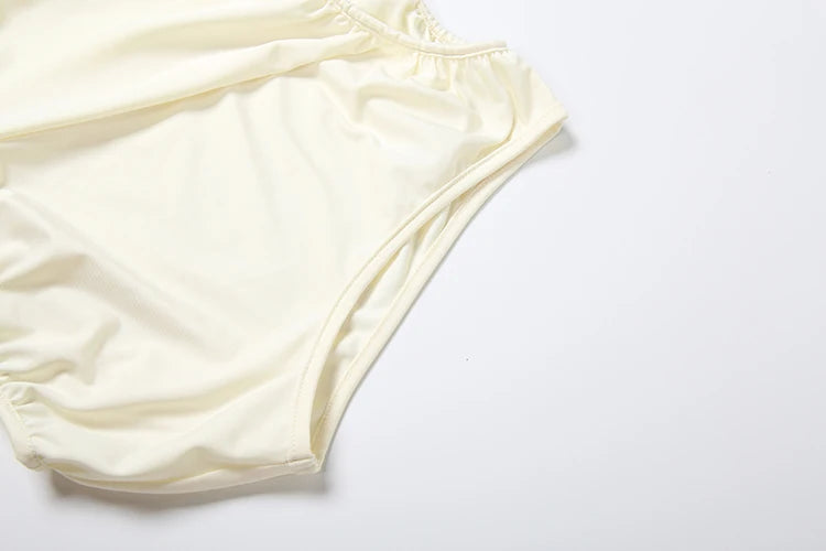 Sisterlinda Metal Patchwork Waistless Long Dresses Women o-Neck Sleeveless Summer Vacation Y2K Style Ruched Elegant Vestidos