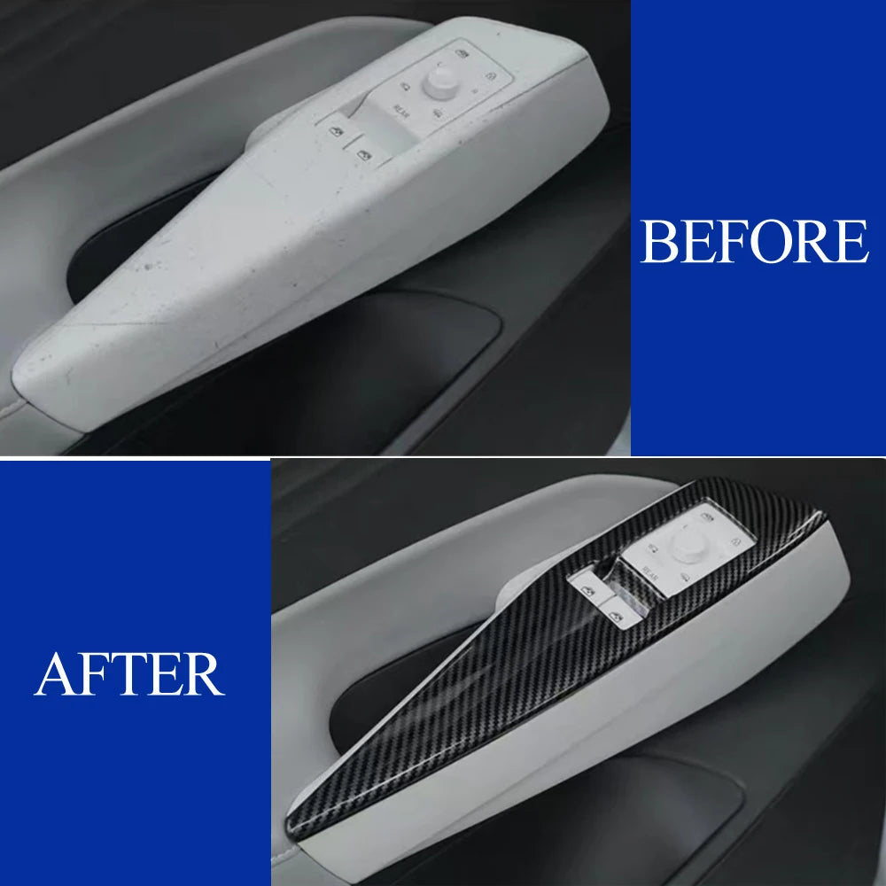 Car Door Window Lift Switch Panel Cover | Fits VW ID.3, ID.4, ID.4 CROZZ | Interior Accessories