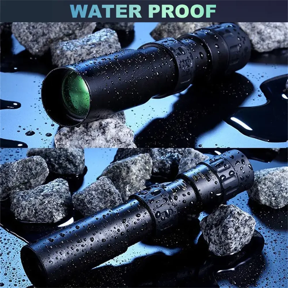 Professional HD Monocular Telescope 10-300x Zoom Long Range Portable for Hunting and Outdoor Activities