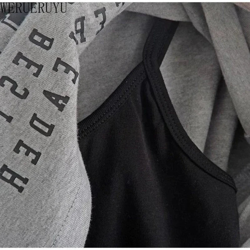 Vintage Print Graphic T-shirt Women Crop Top Short Sleeve Y2k Clothes Summer Loose Sexy Short Two-piece T-shirt Set Womens 2025