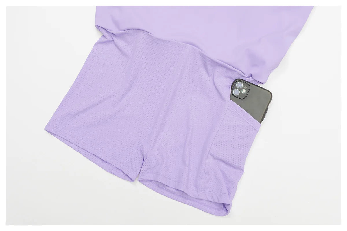 High Waist Sports Short Skirt Lined Shorts Women Fitness Yoga Quick Dry Running Sport Skirts Tennis Skirt Golf Wear for Women