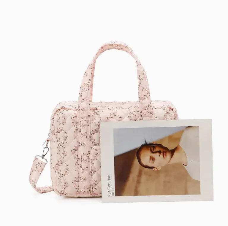 New Design Diaper tote, Travel diaper bags with adjustable Long Shoulder Strap, Floral Changing bag for Boy and Girl
