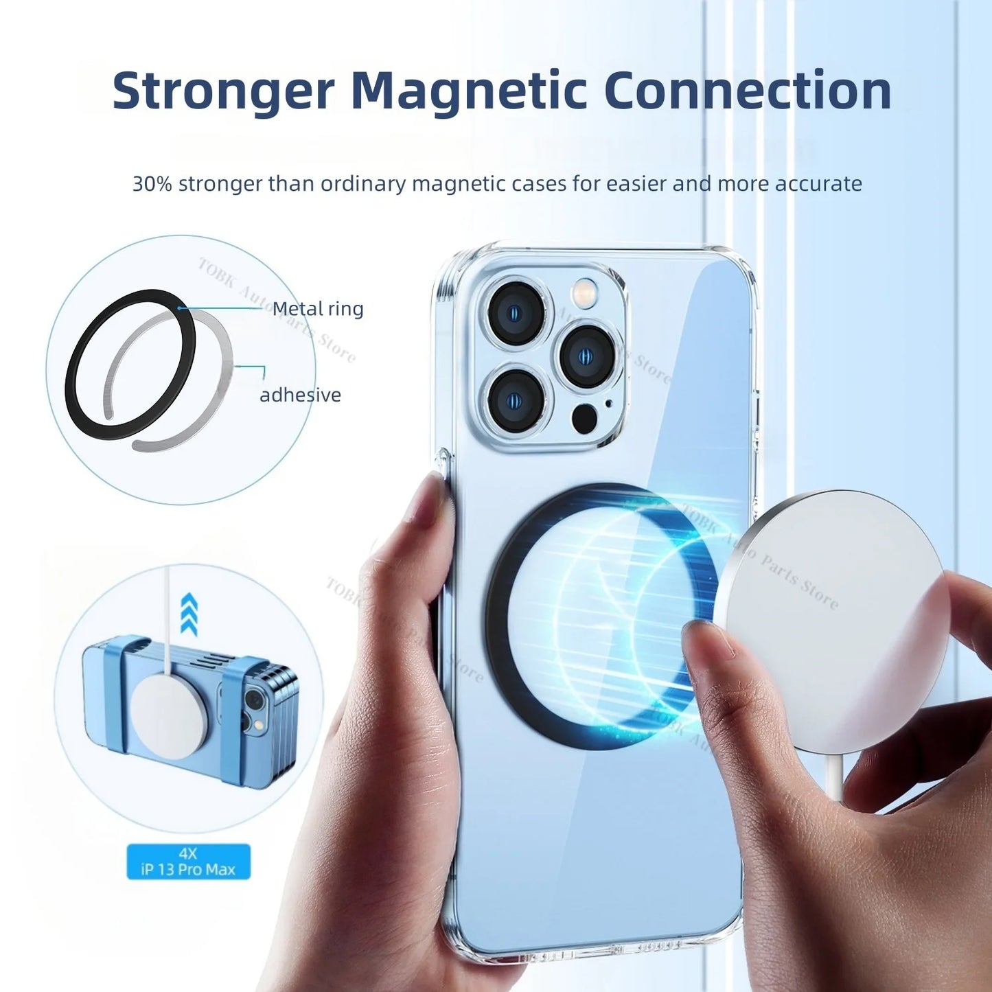 Magnetic Car Phone Holder For Audi Q3 8U 2013-2017 2018 Wireless Charging Special Fixed Bracket Base MagSafe Mount Accessoires