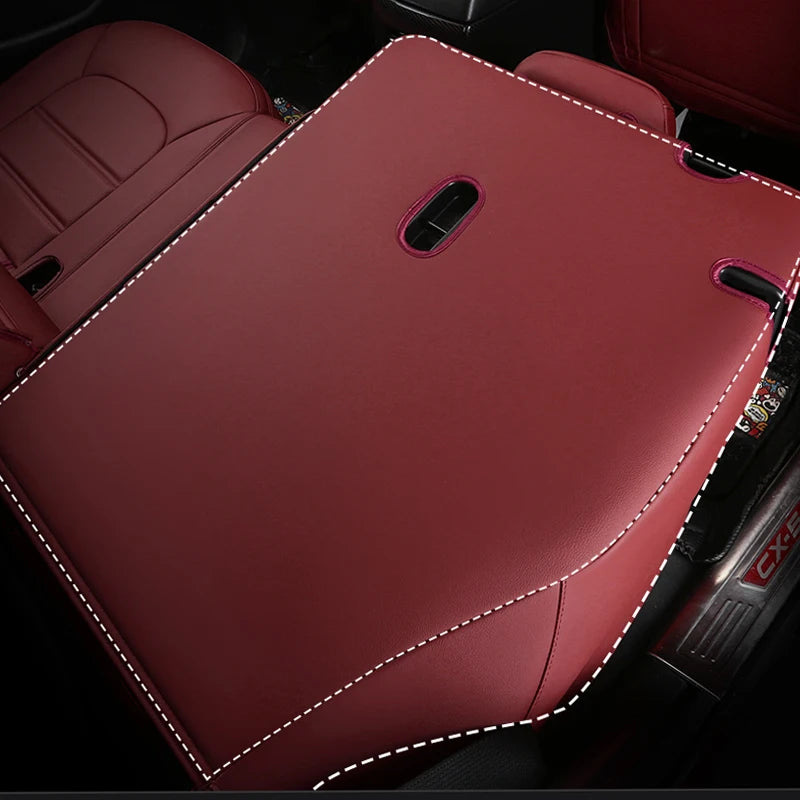 Custom Car Seat Cover For Mazda 3 Bk Bl Cx4 Cx7 6 Cx3 Cx30 Cx5 Atenza Luxury Leather Man Woman Gifts Auto Interior Accessories