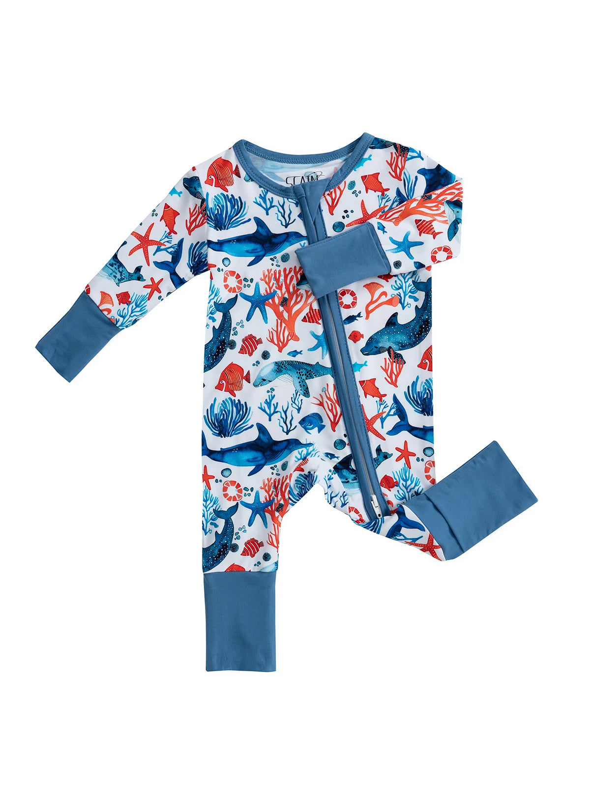 Ultra-Soft Bamboo Fibre Baby Romper | Eco-Friendly Hypoallergenic Unisex Sleepwear/Playwear | 0-24 Months
