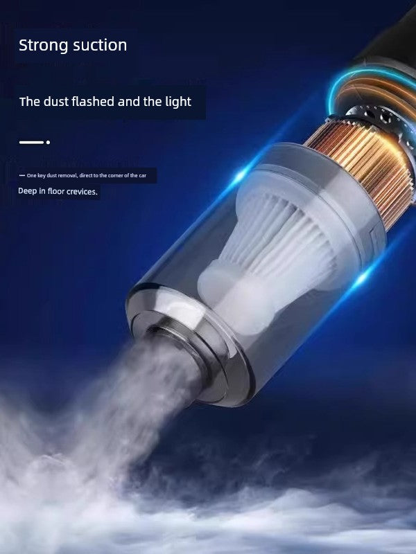 Mini Car Wireless Charging Automobile Vacuum Cleaner For Home Powerful Large Suction High Power Small Handheld Vacuum Cleaner