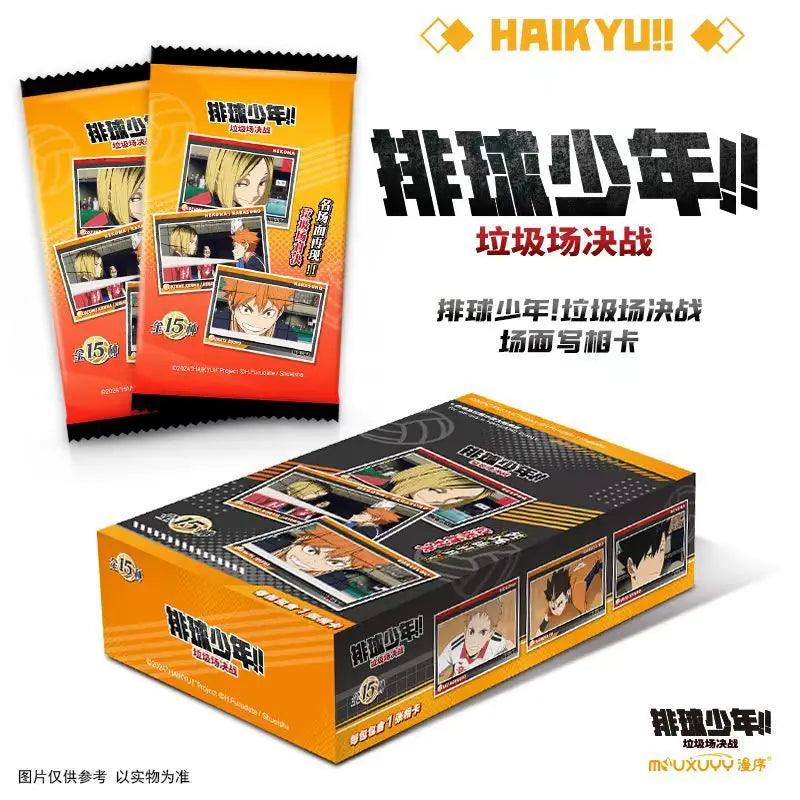 Haikyuu CardsThe Junkyard Showdown Is Coming Hotly with A Passionate Opening Classic Collectible Card Toys and Gifts