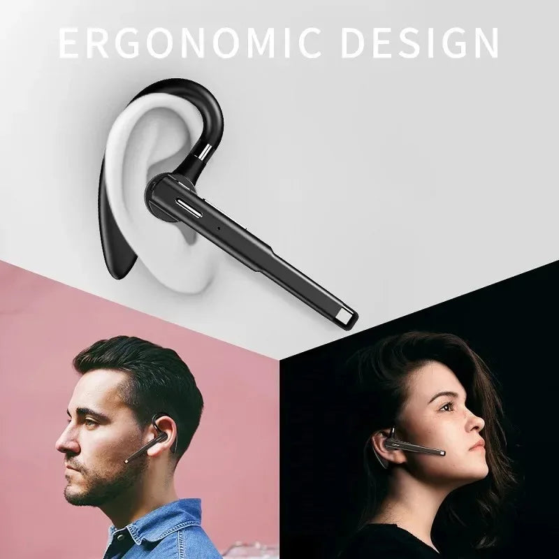 YYK-520 Wireless Headset Gaming Earphone with Built-in Mic for Driving Business Office Compatible with All Smart Phone