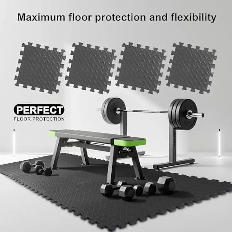 8/16pcs Interlocking Foam Floor Tiles Easy Assembly Fitness Training Rugs Soft Anti-Fall Interlocking Floor Mat Home Yoga Mat