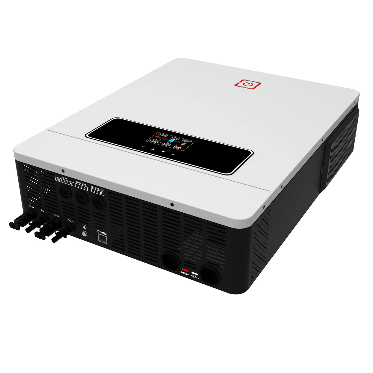 Y&H 10.2KW 2xMPPT Solar Hybrid Inverter 10KW Pure Sine Wave Inverter Built-in 160A Charge Controller Dual PV Input & AC Output