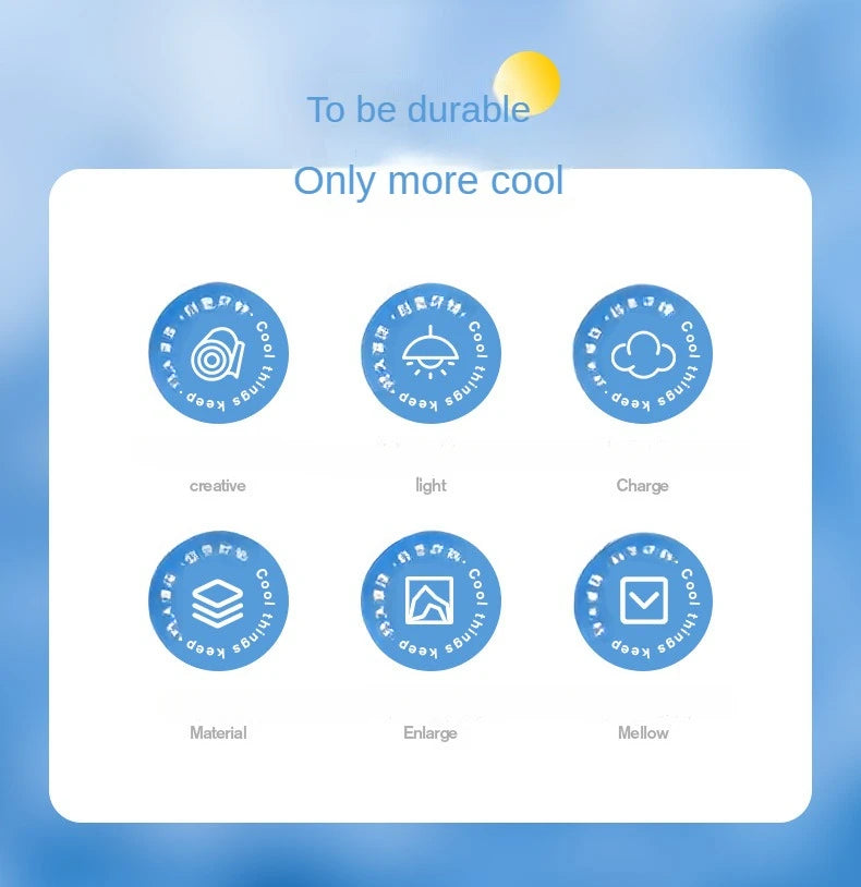 Sunstroke Prevention and Cooling Tool Outdoor Sports Cooling Ring Summer Comfort PCM Cold Collar Beach Travel Essentials