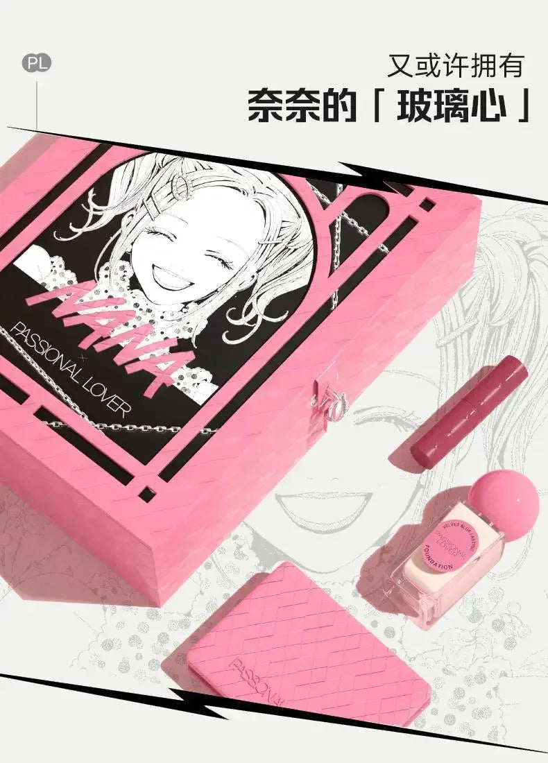 Passional Lover Makeup Cosmetics Set Foundation+eyeshadow+lipstick Long-lasting Moisturizing Waterproof for Women Beauty Makeup