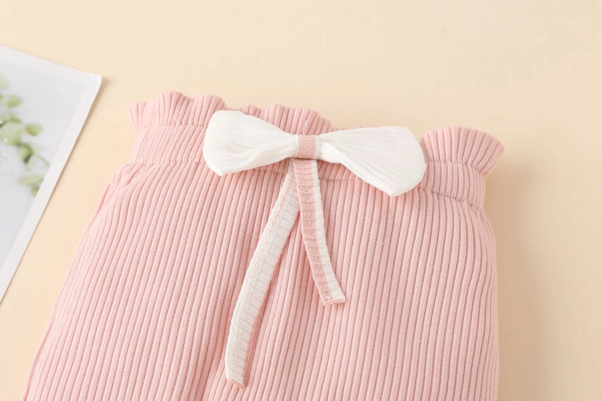 3Pcs Baby Girl Outfit Set Newborn Toddler Kids Clothing Set Baby Girls Lace Ruffles Cotton Bodysuit +Pants+Headband Clothing