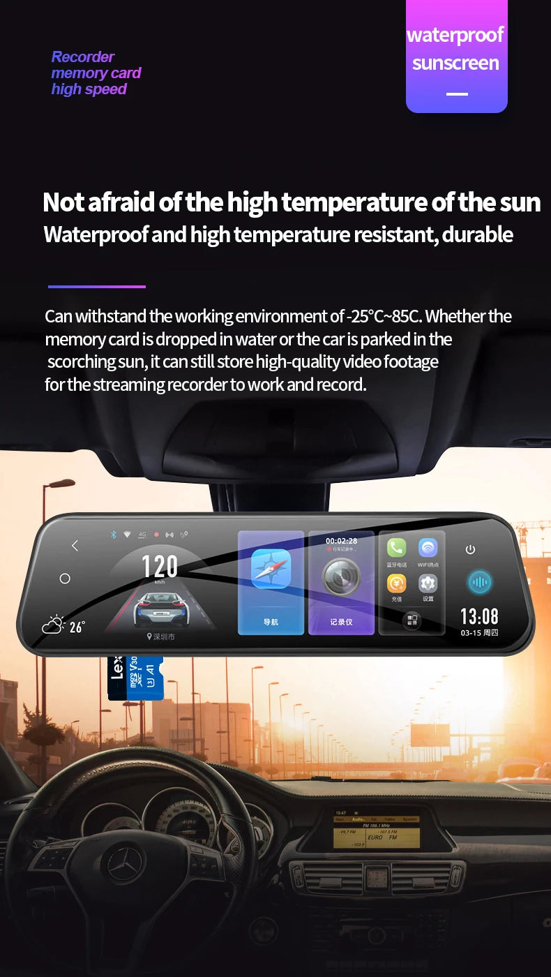 Lexar 633X Memory Card 128GB Class 10 Micro SD Card 64GB 32GB Flash Cards SDHC/SDXC UHS-I Blue TF Cards for Dashcam/Camcorder