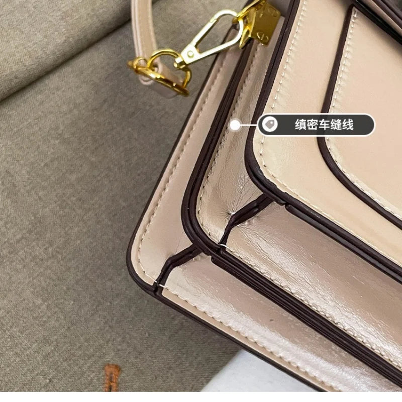 Double-Strap Small Square Crossbody Bag – Stylish Underarm Shoulder Purse For Women, Fashionable Classic Shoulder Bag 2026