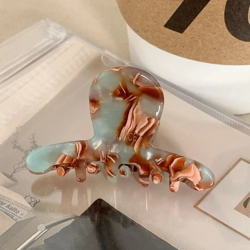 Fashion Small Claw Clip Hair Accessories Headwear Hair Claw Headdress Acetate Barrette Girls