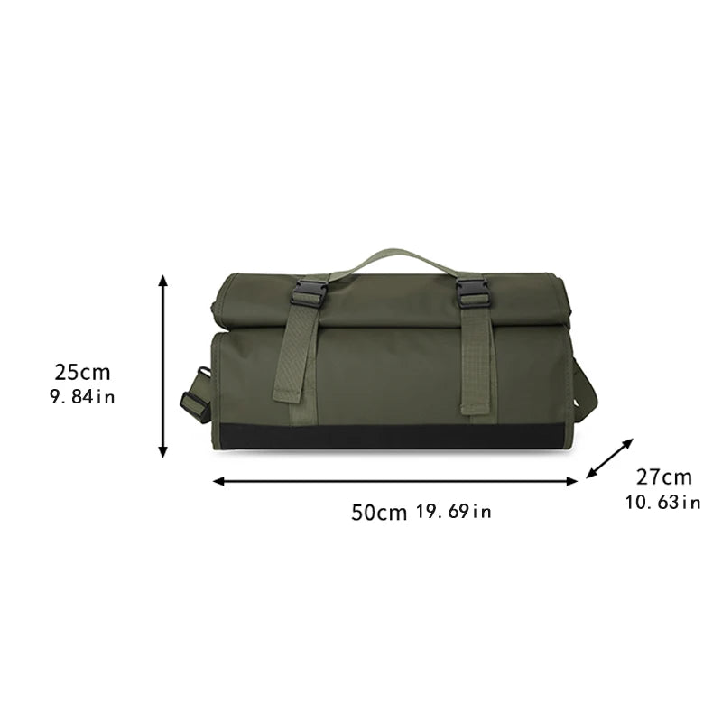 Luggage Bag - Adjustable, Large Capacity Travel Bag, Suitable for Weekend Travel and Leisure Outing, Zippered Closed
