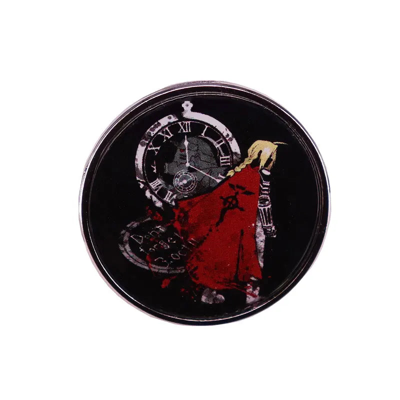 Fullmetal Alchemist Pins for Backpacks Badges on Backpack Manga Enamel Pin Accessories for Jewelry Cute Things Brooches Gifts