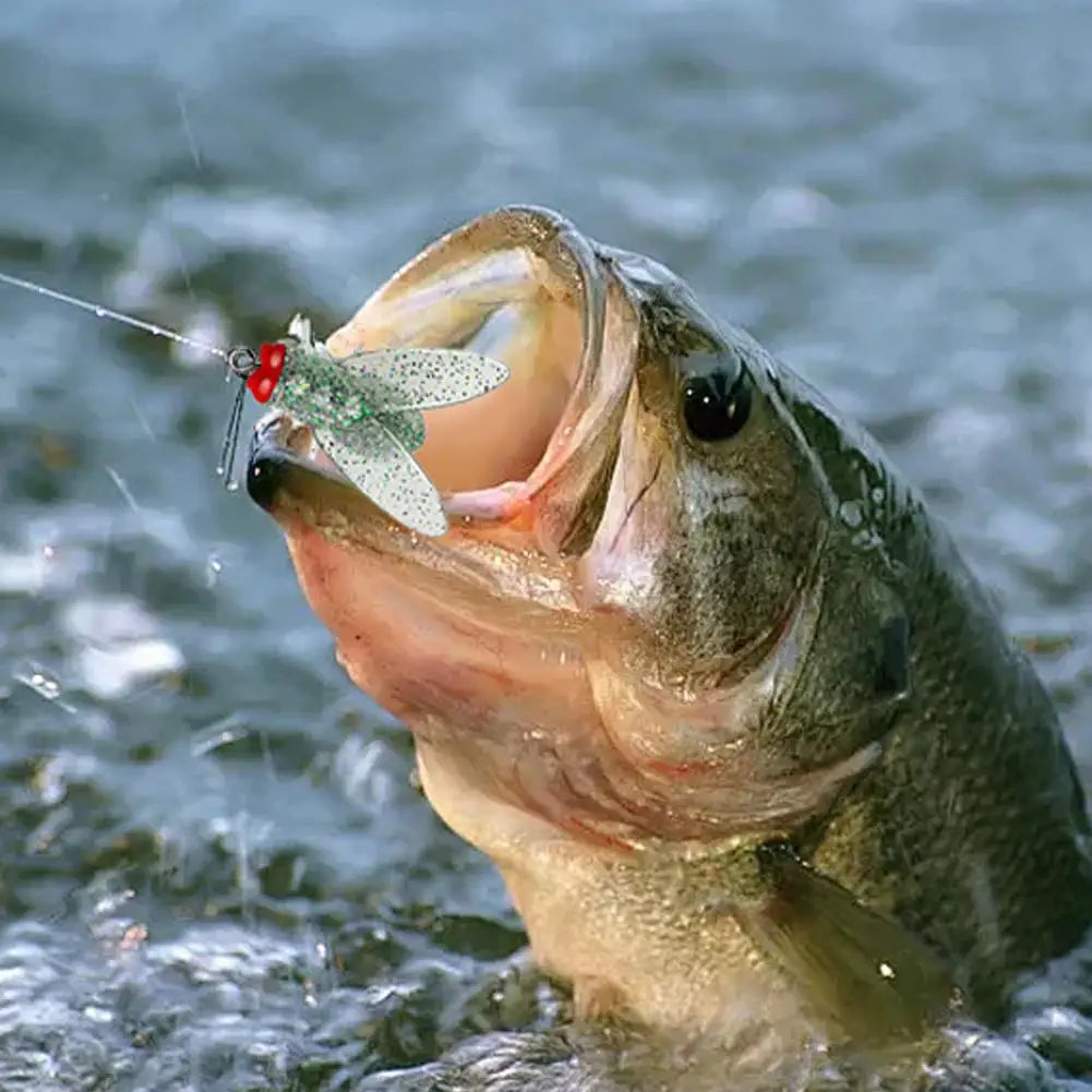 20Pcs/Box Mini Bionic Fly Fishing Bait Fly Hook Soft Bait Add Fish Attractant Fishing Gear For Salmon Trout Fishing Accessories
