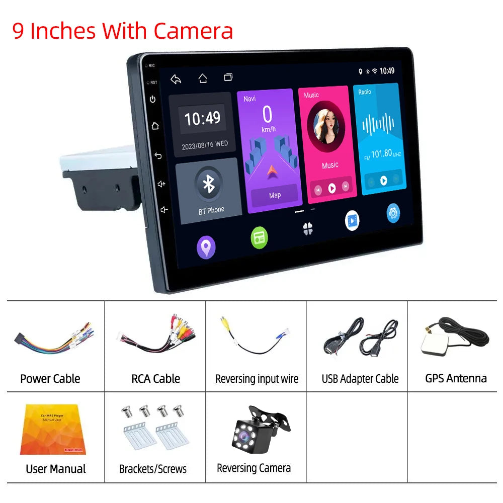 7"/9" 1 DIN Android 11 Car Radio Stereo Multimedia Video Universal Player 2G 32G WIFI GPS Bluetooth Mirror Link