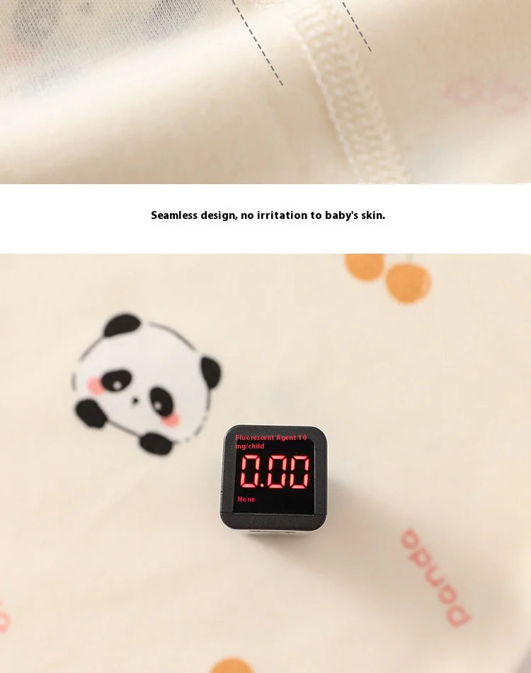 Two-Piece Baby Sleepwear Set Pure Cotton Top and Bottom Set Newborn Separate Homewear Set Toddler Spring, Autumn, and Winter Sle