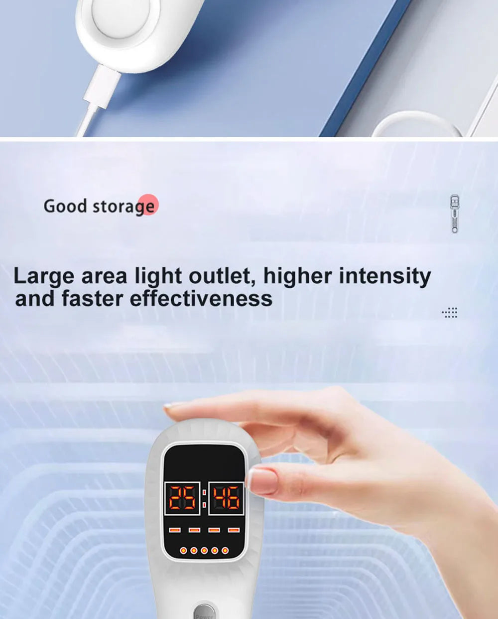 650nm+808nm Handheld Face Body Red Light Infrared Beauty Device Skin Rejuvenation Muscle Joint Body Fatigue Relief Health Care