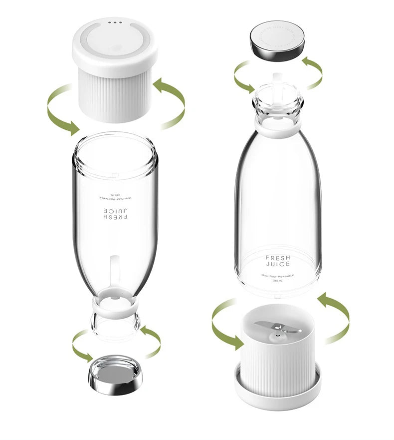 Mini Juicers Portable Electric Juicer Blender Usb Fruit Mixers Fruit Food Milkshake Multifunction Juice Maker Machine