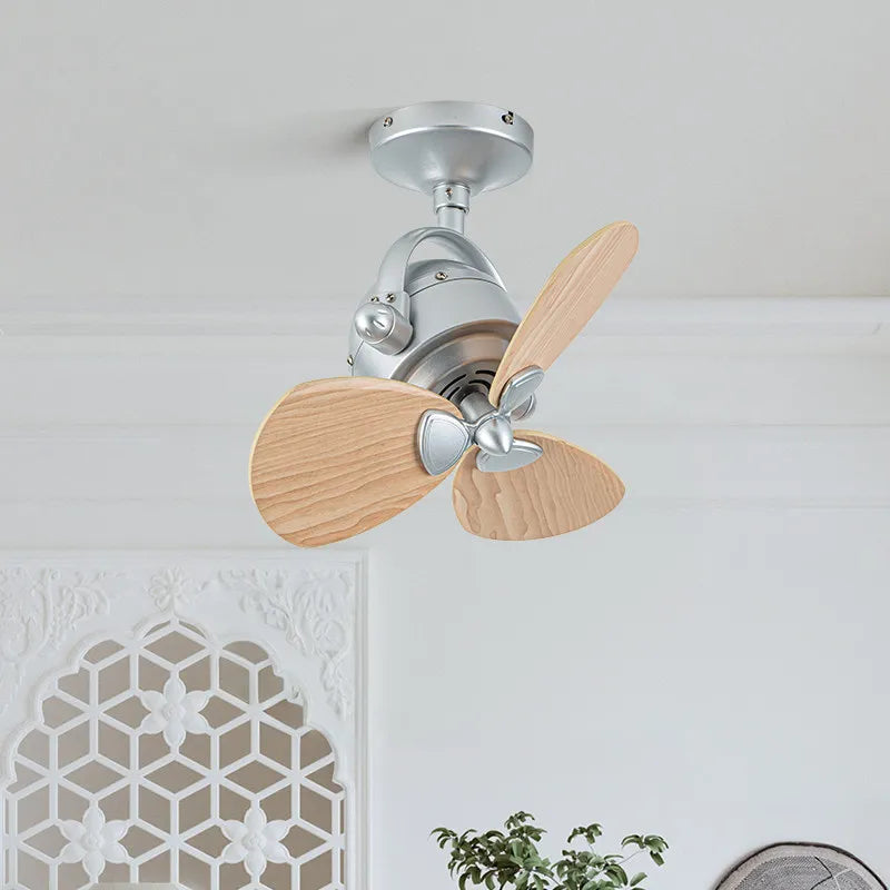 Creative Shaking Head Ceiling Fan 16 Inch Mini Living Room Bar Balcony Corridor Ceiling Wall Dual Purpose Fan Wall Mounted Fans