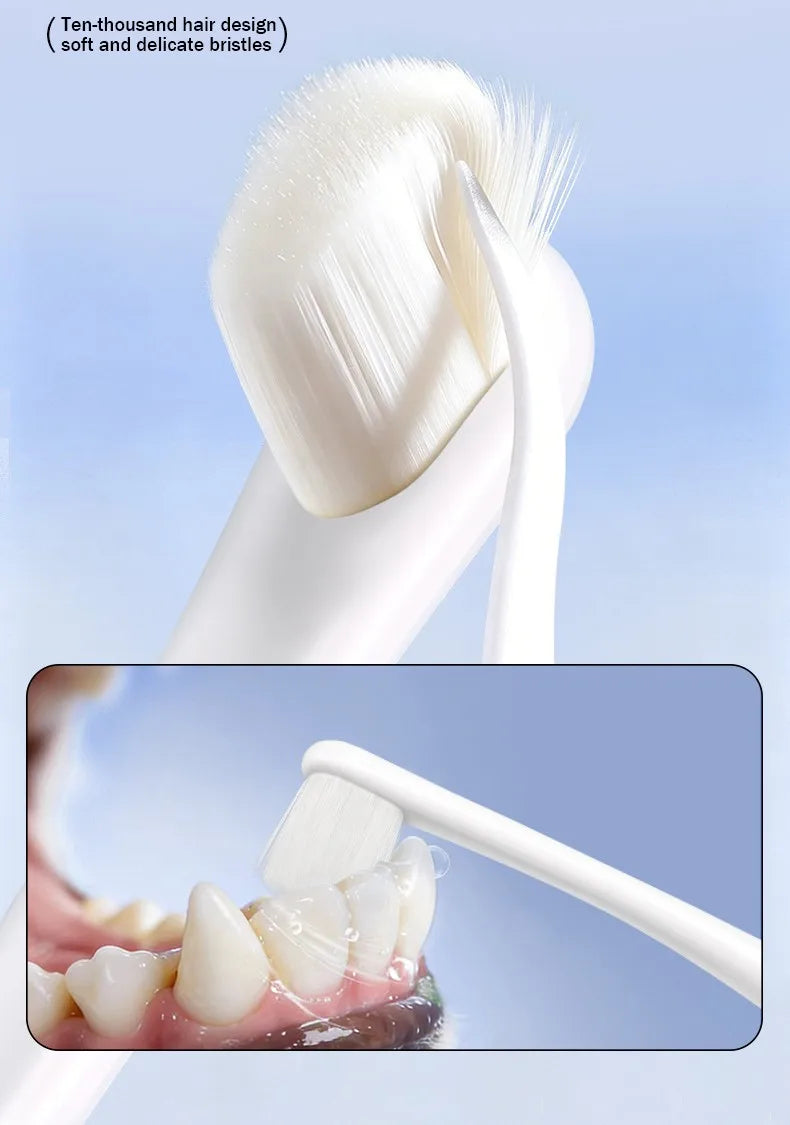 Pet Toothbrush Dog Toothbrushes Soft Dense Hair Toothbrush for Dog Teeth Cleaning Small Head Cat Toothbrushes Pet Mouth Cleaning