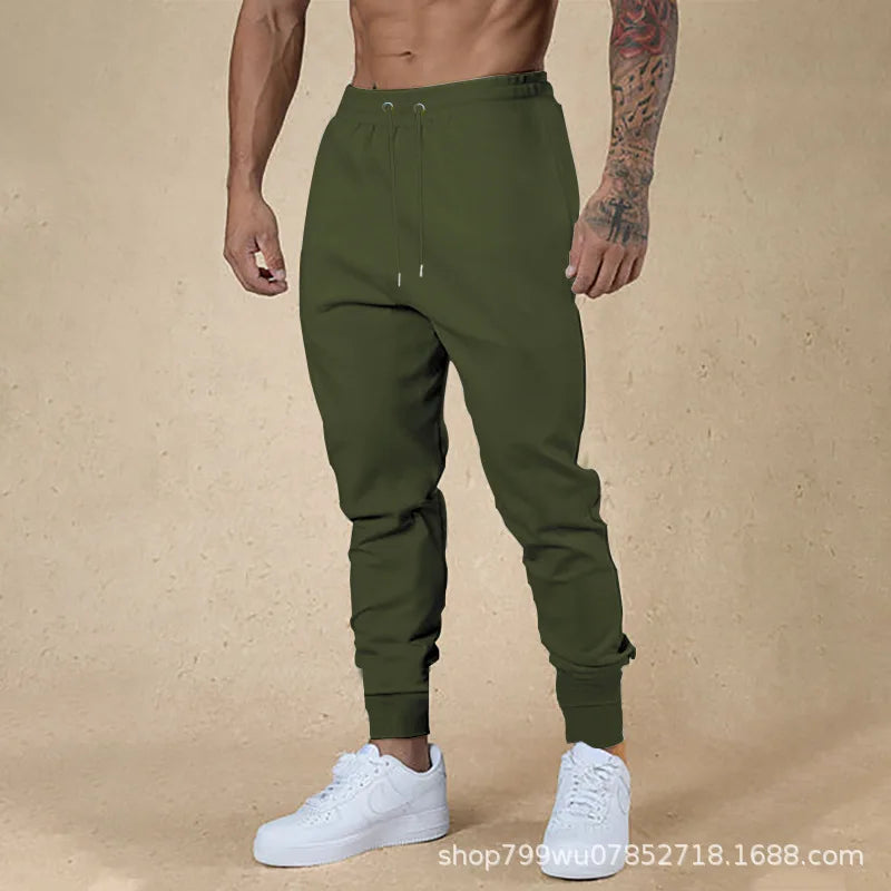 Men's Clothing 2025 Four Seasons Men's Leggings Trousers Casual Pants