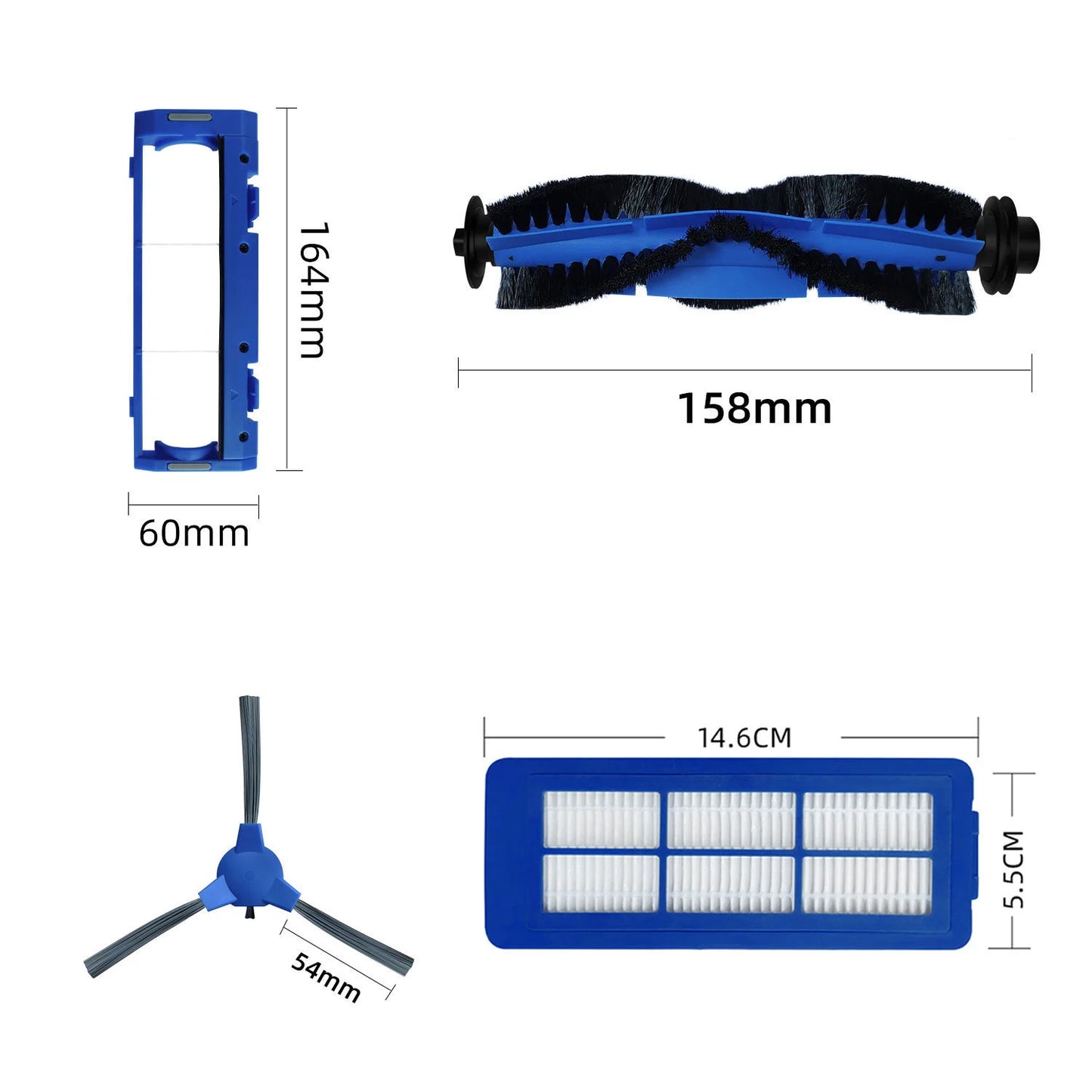 For Eufy RoboVac 11S Max, 15C Max, 25C Max, 30C Max, G10, G20, G30 Edge Hybrid, G32 Pro Vacuum Cleaner Part  Filter Accessories