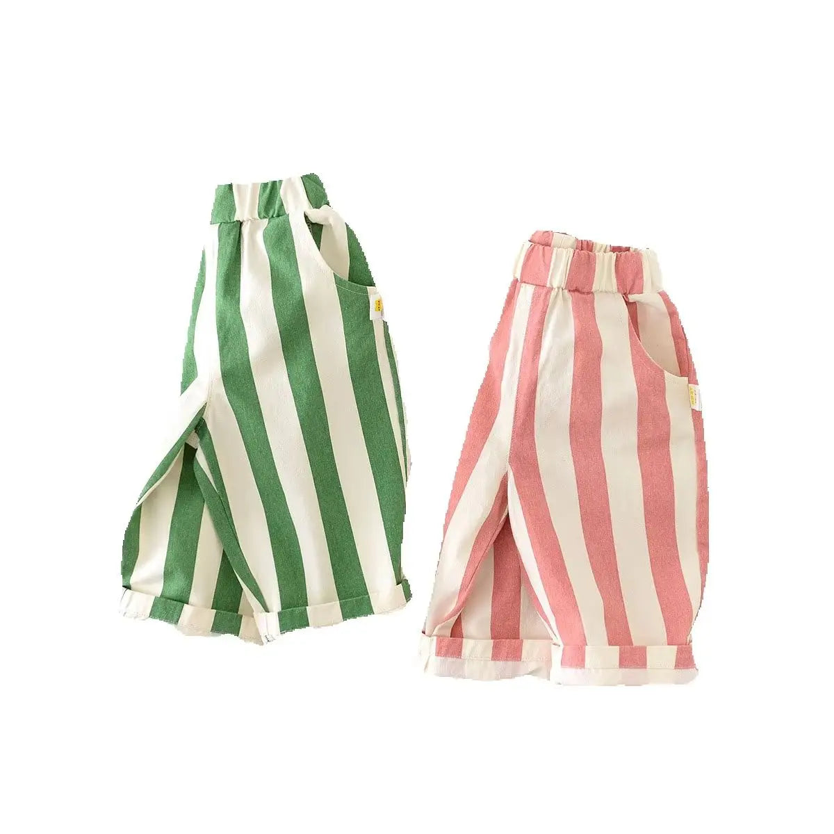 2025 Spring Striped Bliss for Babes Toddler Pants: Unleash Springtime Cuteness with Our New Arrival Kids Trousers