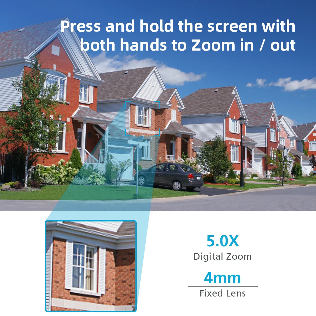 4K 8MP Smart Wifi PTZ Camera 5x Digital Zoom AI Human Detection ONVIF Wireless CCTV IP Camera Iptv Security Protection