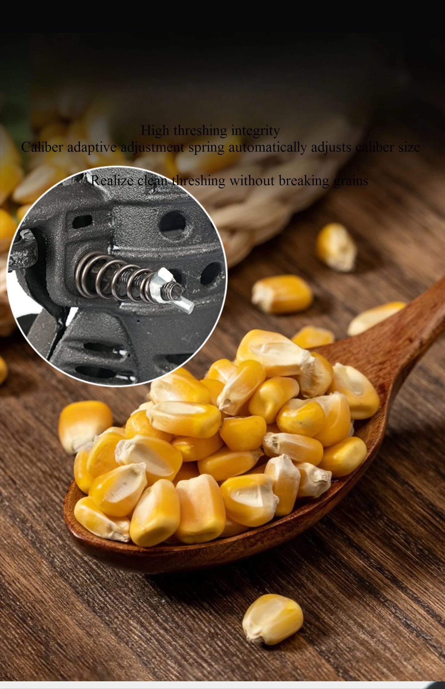 Hand Cranked Corn Thresher Household Small New Manual Corn Threshing Machine Electric