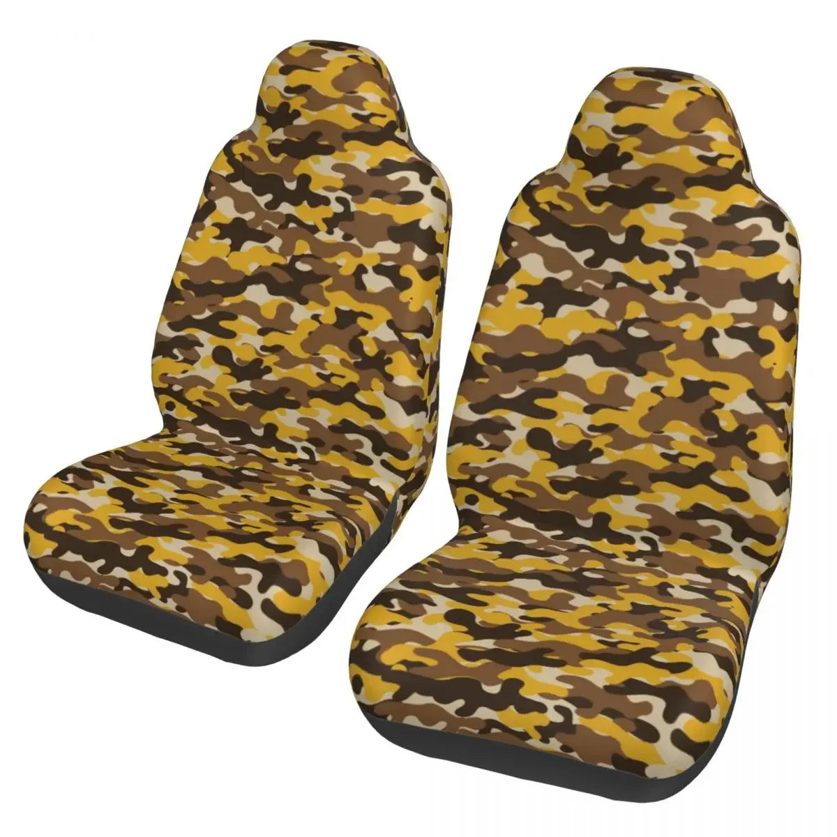 Urban Style Camouflage Universal Car Seat Cover Off-Road For SUV Multicam Front Rear Flocking Cloth Cushion Fabric Hunting