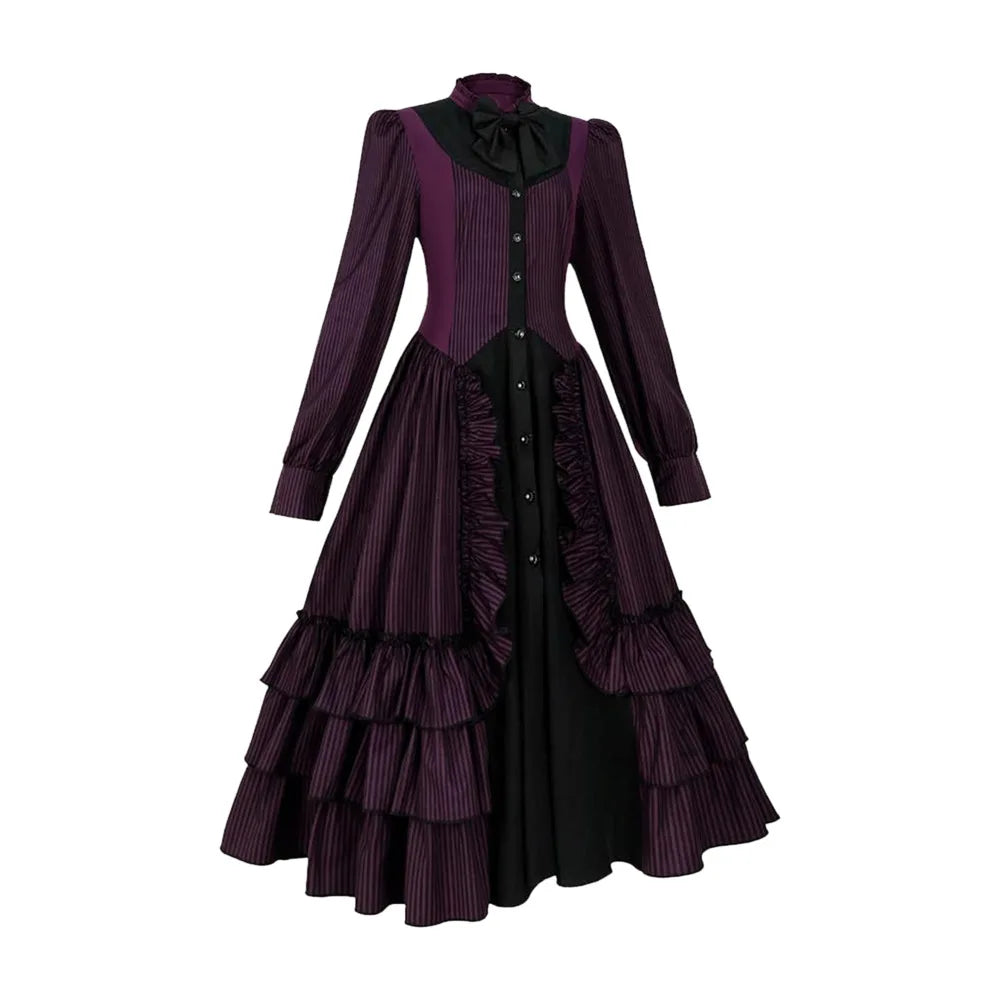 Halloween Costumes for Women Medieval Victorian Dress Halloween Renaissance Gothic Lace Queen Princess Dress