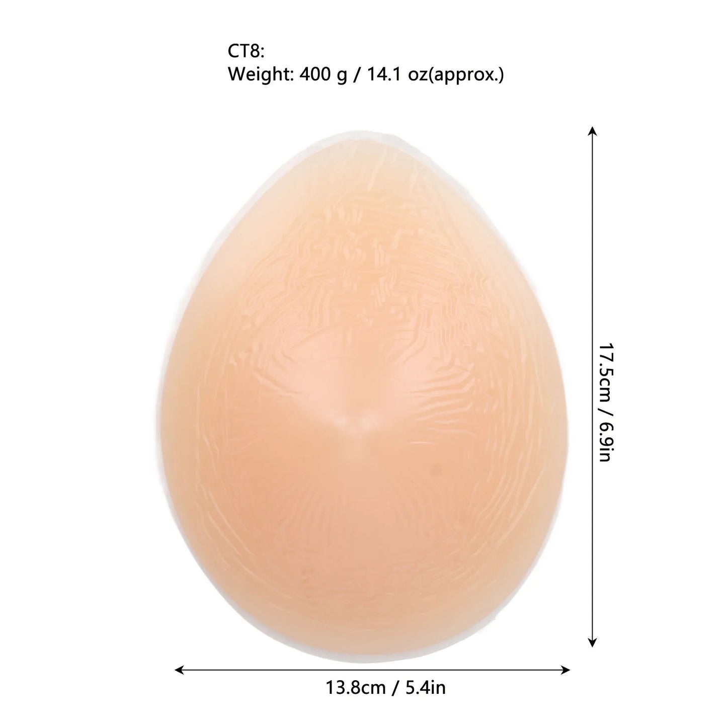 Silicone Breast Form Full Mastectomy Prosthesis Bra Soft Tiltable for Crossdress Transvestite Breast Enhancer Form