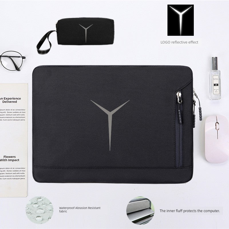 Gaming Notebook Applicable to Lenovo Saver R9000p Laptop Bag Liner Bag 2023 Y9000/7000x/K Waterproof Bubble Wrap Fleece-lined Protective Case 15.6-Inch Drop-Resistant
