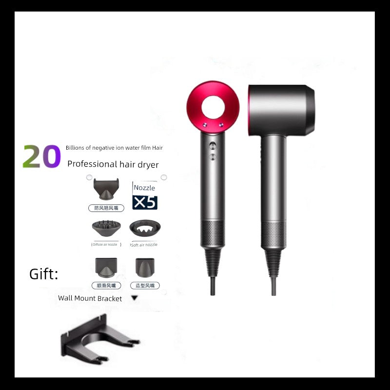 Hair Dryer For Home Negative Ion Top with High-Speed Hair Dryer Student High-Power Negative Ion Leaf-Free Hair Blowing Hair Dryer