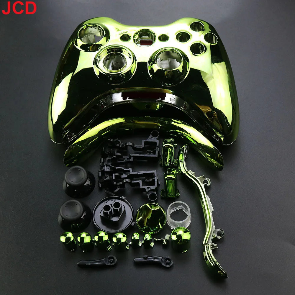 JCD Wireless Game Controller For XBox 360 Case Gamepad Protective Shell Cover Full Set With Buttons Analog Stick Bumpers