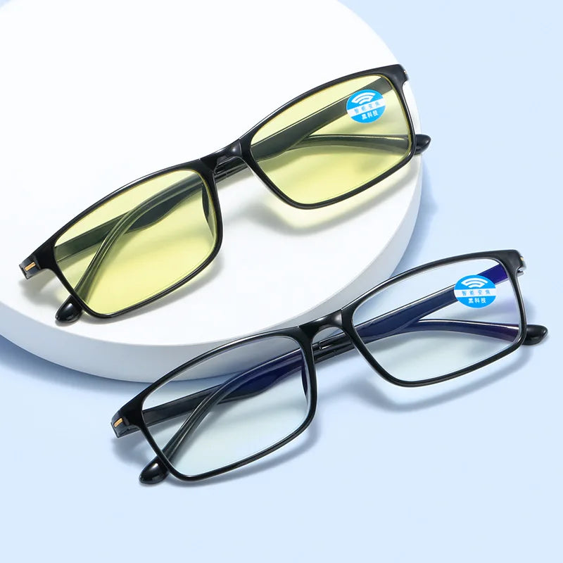 Smart Automatic Zoom Eyeglasses Anti-Blue Light Reading Glasses Men Women Magnifing Optical Spectacle Computer Eyeglass