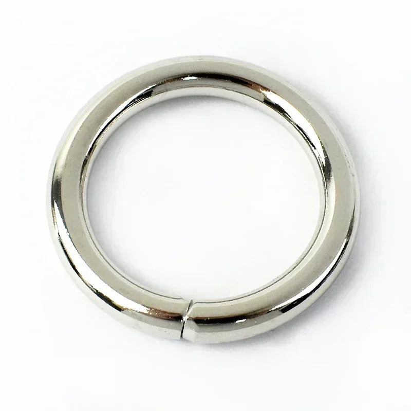 5Pcs 13-50mm Metal O Ring Buckles for Bag Strap Circle Connector Clasp Dog Collar Belt Buckle Chain Hooks Loop DIY Accessories