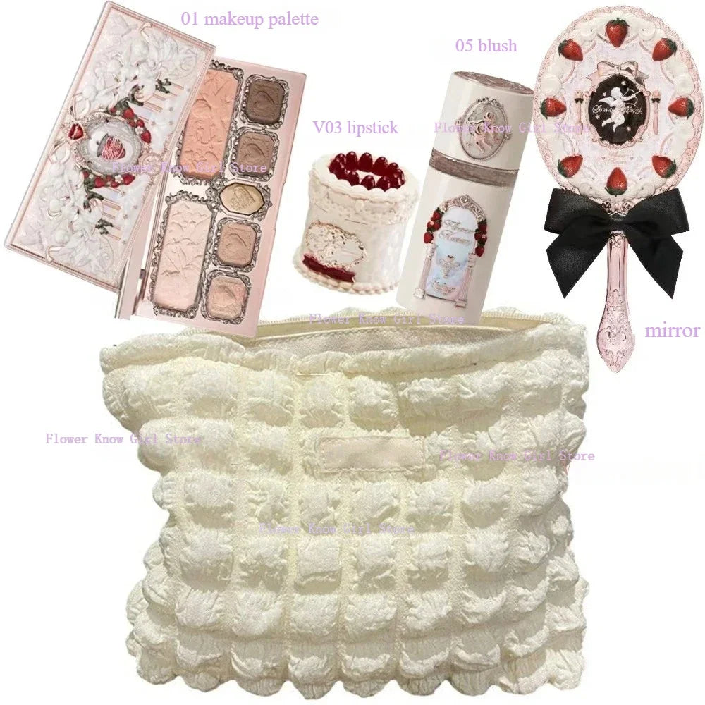 Flower Knows ALL IN ONE Makeup Kit Full Professional Face Palette Blush Eyeshadow Lip Cream Solid Perfume Sets