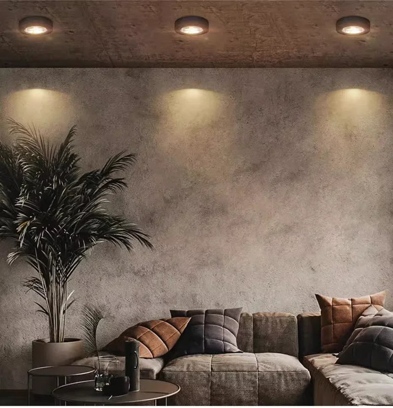 Surface Mounted Ultra-thin LED Downlight 110V-230V 7W9W12W15W18W20W CRI98 Anti-Glare Ceiling Lamp COB Spotlights Indoor Lighting