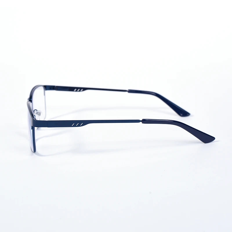 2025 NEW Men Blue light blocking Reading Glasses for Men Metal Full Frame Readers Magnifier Presbyopia Lens Eyewear +75+100+125