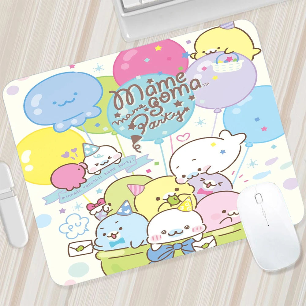 Japanese Cute Mamegoma Small Mouse Pad Gaming Mousepad PC Gamer Mouse Mat XXL Computer Pad Keyboard Mat Desk Pad Laptop Mausepad