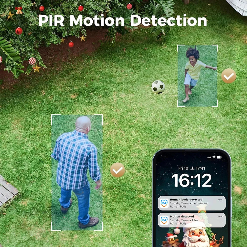 3MP Battery Solar WiFi Security CCTV 130 Wide View Angle 5XDigital Zoom Waterproof Outdoor Solar Camera 5200mAh Rechargeable Cam