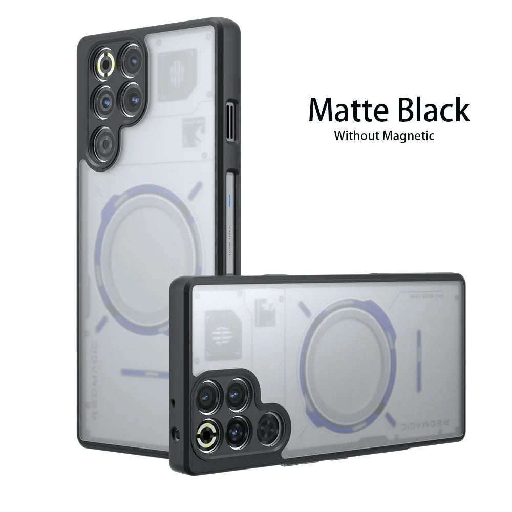 Translucent Matte Phone Case For RedMagic 11 Pro Anti-knock Shockproof Matte PC Back Cover For RedMagic 11 Pro